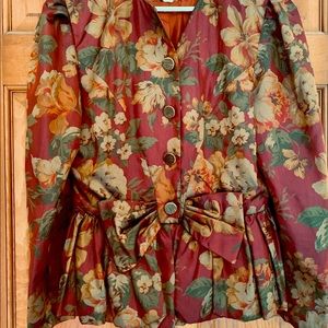 Vintage blazer cottagecore blazer